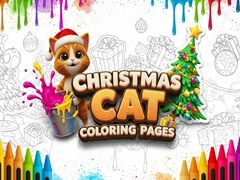 遊戲Christmas Cat Coloring Pages