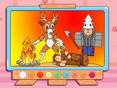 遊戲Coloring Book: 99 Nights In The Forest