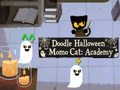 遊戲Doodle Halloween Momo Cat: Academy
