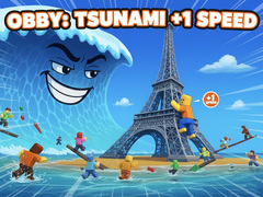 遊戲Obby: Tsunami +1 speed
