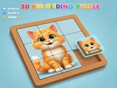 遊戲3D Kid Sliding Puzzle
