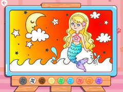 遊戲Coloring Book: Moonlight Mermaid