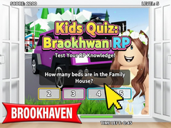 遊戲Kids Quiz: Brookhaven RP
