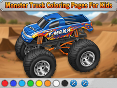 遊戲Monster Truck Coloring Pages For Kids