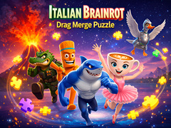 遊戲Italian Brainrot Drag Merge Puzzle
