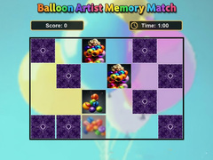遊戲Balloon Artist Memory Match
