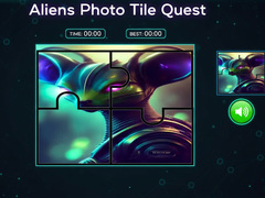 遊戲Aliens Photo Tile Quest
