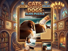 遊戲Cats and Dogs Slide Puzzle