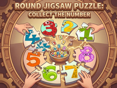 遊戲Round jigsaw Puzzle - Collect the Number