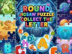 遊戲Round Jigsaw Puzzle - Collect the Letter