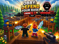 遊戲Obby: Defend your base from 67