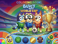 遊戲Coloring Book: Bluey World Cup