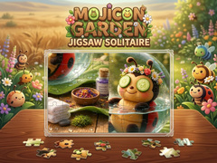 遊戲Mojicon Garden Jigsaw Solitaire!