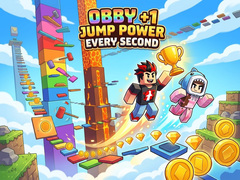 遊戲Obby +1 Jump Power Every Second