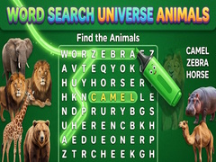 遊戲Word Search Universe Animals