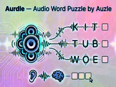 遊戲Aurdle — Audio Word Puzzle by Auzle