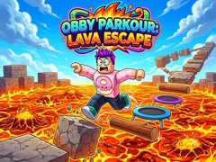 遊戲Obby Parkour: Lava Escape