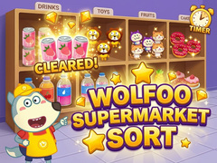遊戲Wolfoo Supermarket Sort