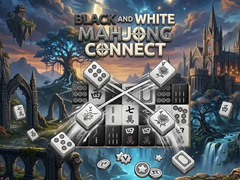 遊戲Black and White Mahjong Connect