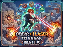 遊戲Obby: +1 Laser to Break Walls