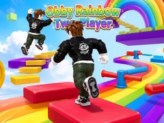 遊戲Obby Rainbow Parkour Two Player