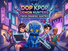 遊戲DOP KPop Demon Hunters: Finish Drawing Hantrix