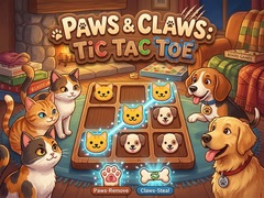 遊戲Paws & Claws Tic Tac Toe