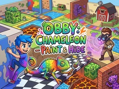 遊戲Obby: Chameleon - Paint & Hide