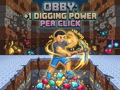 遊戲Obby: +1 Digging Power per Click