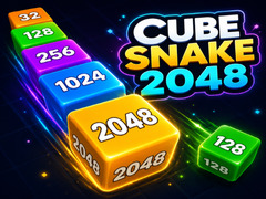 遊戲Cube Snake 2048