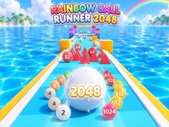遊戲Rainbow Ball Runner 2048